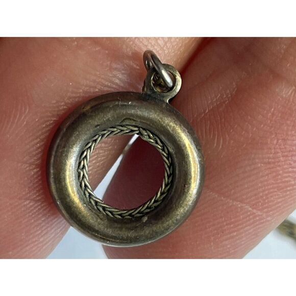 Signed Firefly Multicolor Pendant Necklace - Picture 5 of 6